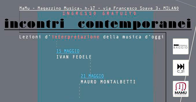incontri contemporanei