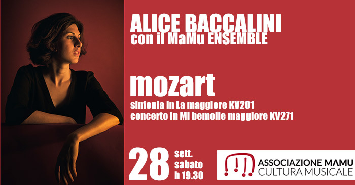 Alice Baccalini concerto Mozart